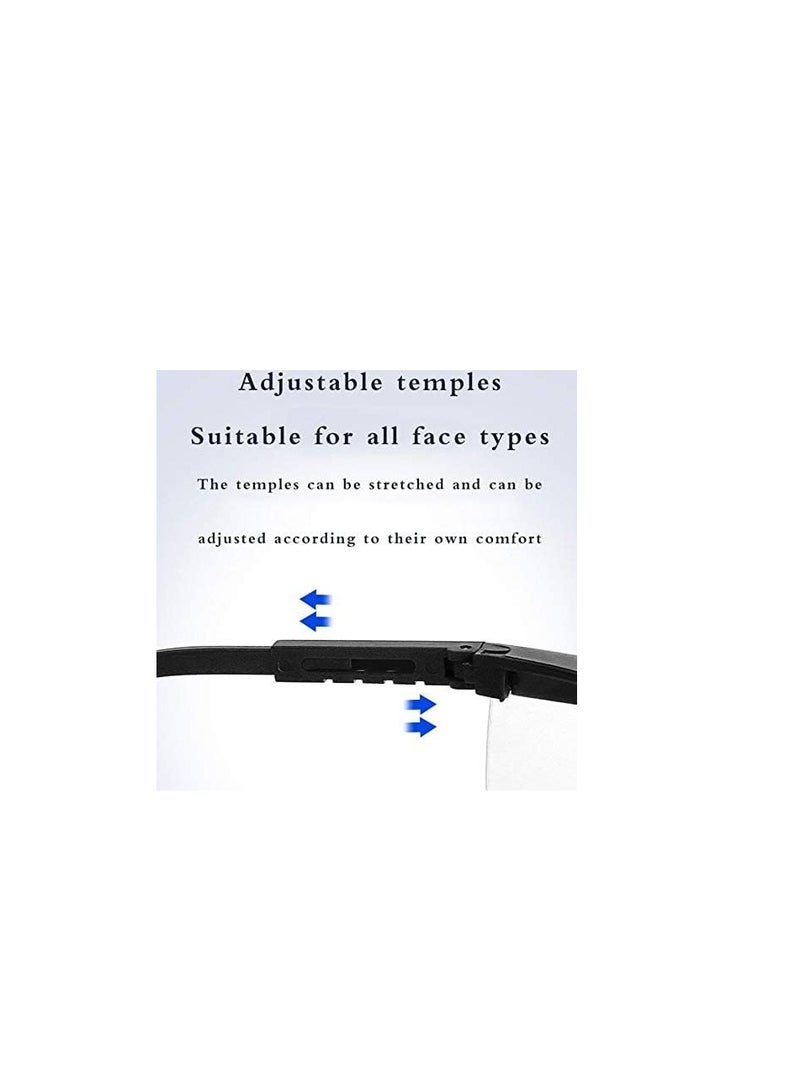 عباسلي نظارات السلامة الشفافة عدسة واضحة - Image 3