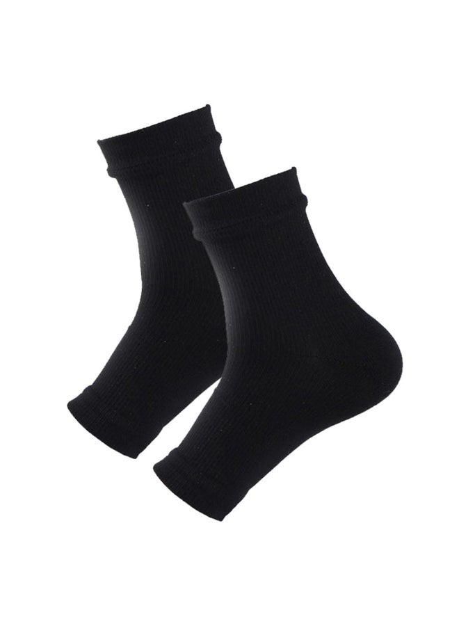 Sports Compression Foot Ankle Unisex Anti-fatigue Sleeve  Support Brace Socks