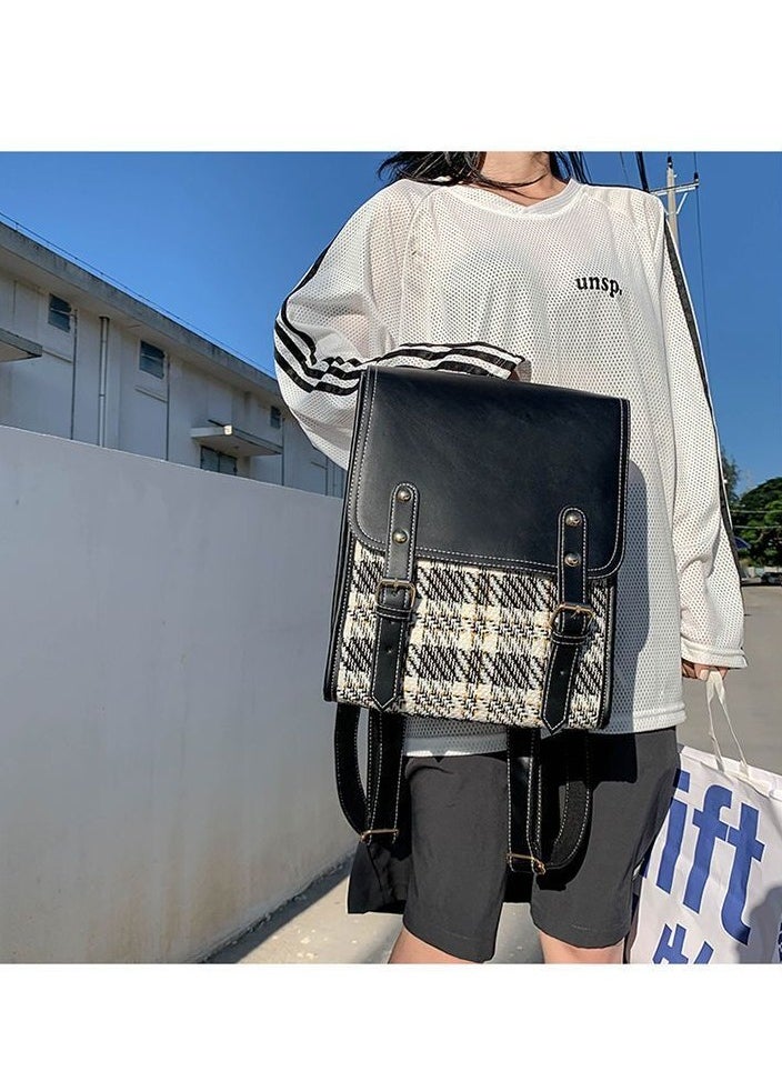 Generic - Women's Bag, School Bag, Sweet Academy Style, Simple and Fashionable College Students, Foreign Style, Korean Version, Backpack School Supplies for Boys Girls Teens - Image 1