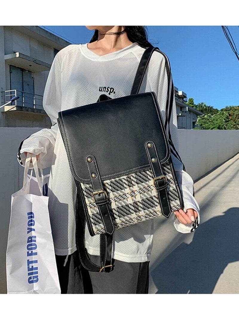 Generic - Women's Bag, School Bag, Sweet Academy Style, Simple and Fashionable College Students, Foreign Style, Korean Version, Backpack School Supplies for Boys Girls Teens - Image 1