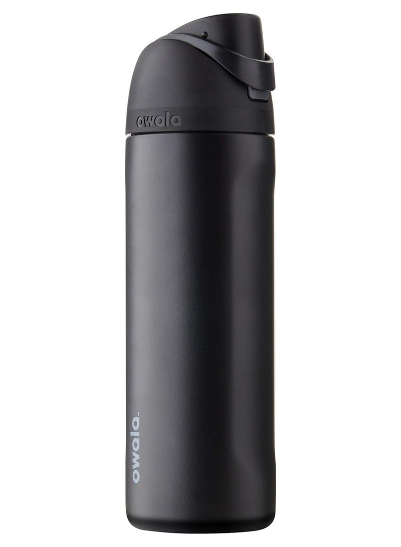 زجاجة مياه معزولة من الفولاذ المقاوم للصدأ من فريسيب مع مصاصة للرياضة والسفر والمدرسة، زجاجة مياه رياضية خالية من مادة BPA، 24 أونصة - Image 1