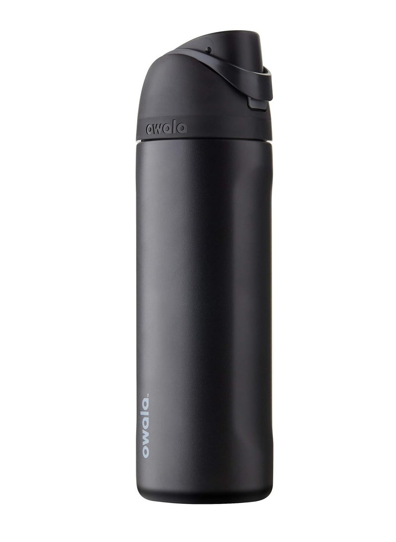 Owala - FreeSip Insulated Stainless Steel Water Bottle with Straw for Sports, Travel, and School BPA-Free Sports Water Bottle, 24 oz - Image 1
