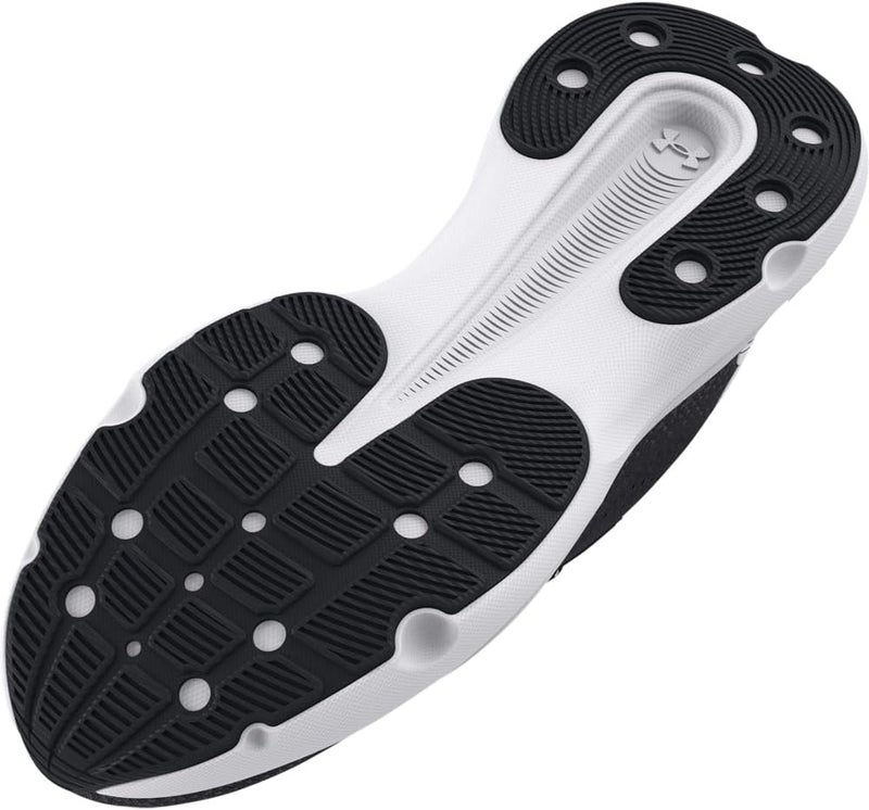 UNDER ARMOUR أحذية الجري للرجال من أندر أرمور - أسود/أسود/أبيض - Image 3