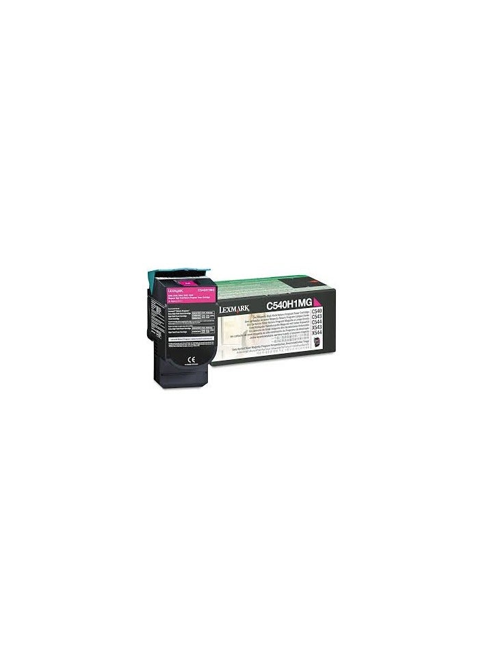 Lexmark LEXMARK C540/C543/C544/X54xx  Magenta High Yield Return Program Toner Cartridge 2000