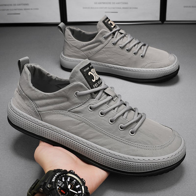 Canvas Men'S Shoes Winter Black Casual Sneakers Men'S Ice Silk Cloth Shoes Thick Sole Work Labor Protection Trendy Shoes Junior Boys - Image 4