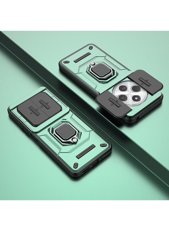 اس-توب جراب لهاتف Redmi 14C 4G منزلق Camshield TPU + PC جراب هاتف مقاوم للصدمات مع حامل - Image 2