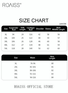 roaiss 3-Piece Women Skirt Suit Summer Skirt Japanese-Style Pleated Three-Piece Suit Women's Short-Sleeved Wrap V-Neck Blouse Flared Skirt Light Cardigan Suit  - Image 2