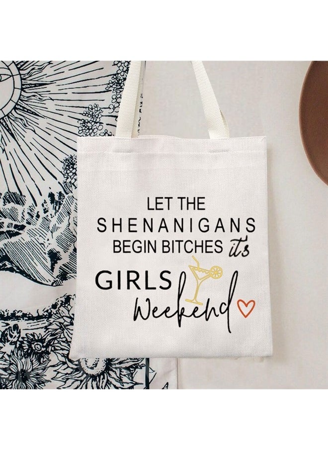 TOBGBE Women Weekend Gift Women Makeup Bag Womens' Trip Bag Travel Pouches Toiletry Bag Cases Travel gifts for Best Friends (Weekend Tote)  - Image 3