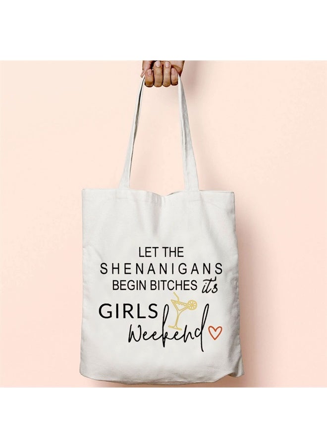 TOBGBE Women Weekend Gift Women Makeup Bag Womens' Trip Bag Travel Pouches Toiletry Bag Cases Travel gifts for Best Friends (Weekend Tote)  - Image 4