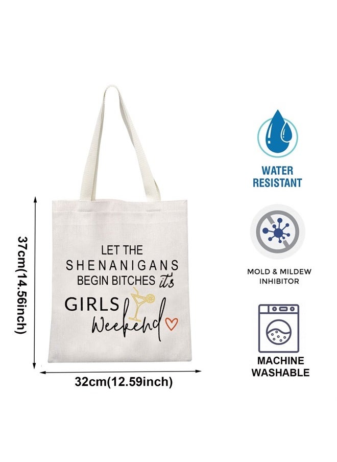 TOBGBE Women Weekend Gift Women Makeup Bag Womens' Trip Bag Travel Pouches Toiletry Bag Cases Travel gifts for Best Friends (Weekend Tote)  - Image 2