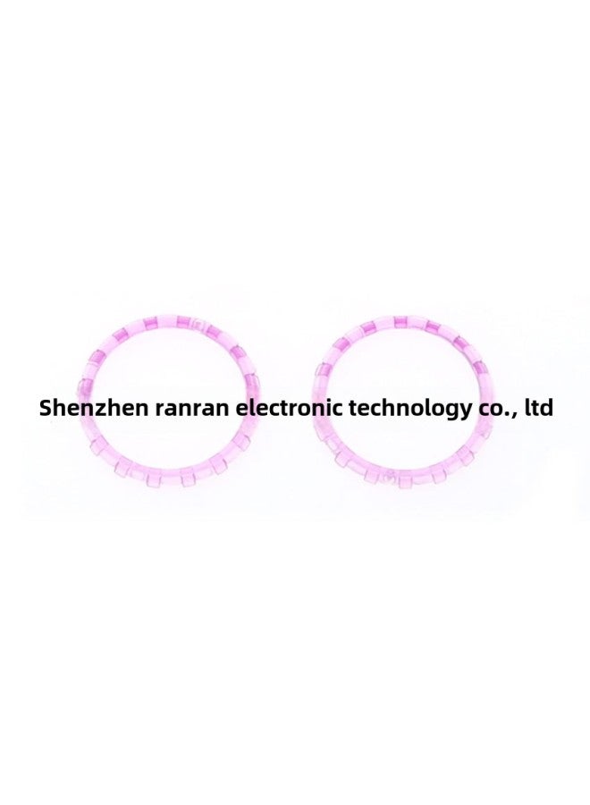 Suitable For PS5 Handle DIY Color Accessories PS5 Decoration Ring PlayStation 5 Replacement Accessories-Product Color:Penetration Rose Red (Single)  - Image 1