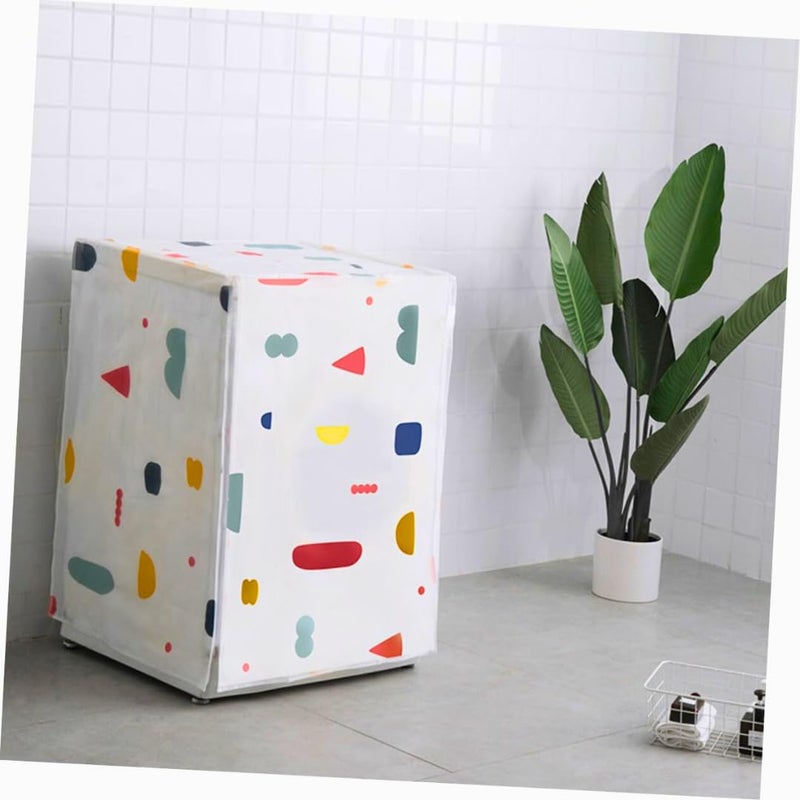 High Duty Front Load Dust Proof Roller Waterproof Washer & Dryer Cover Front Loading Washing Machine 62 x 58 x 85cm Multi Colors - Image 1