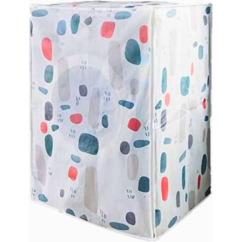 High Duty Front Load Dust Proof Roller Waterproof Washer & Dryer Cover Front Loading Washing Machine 62 x 58 x 85cm Multi Colors - Image 5