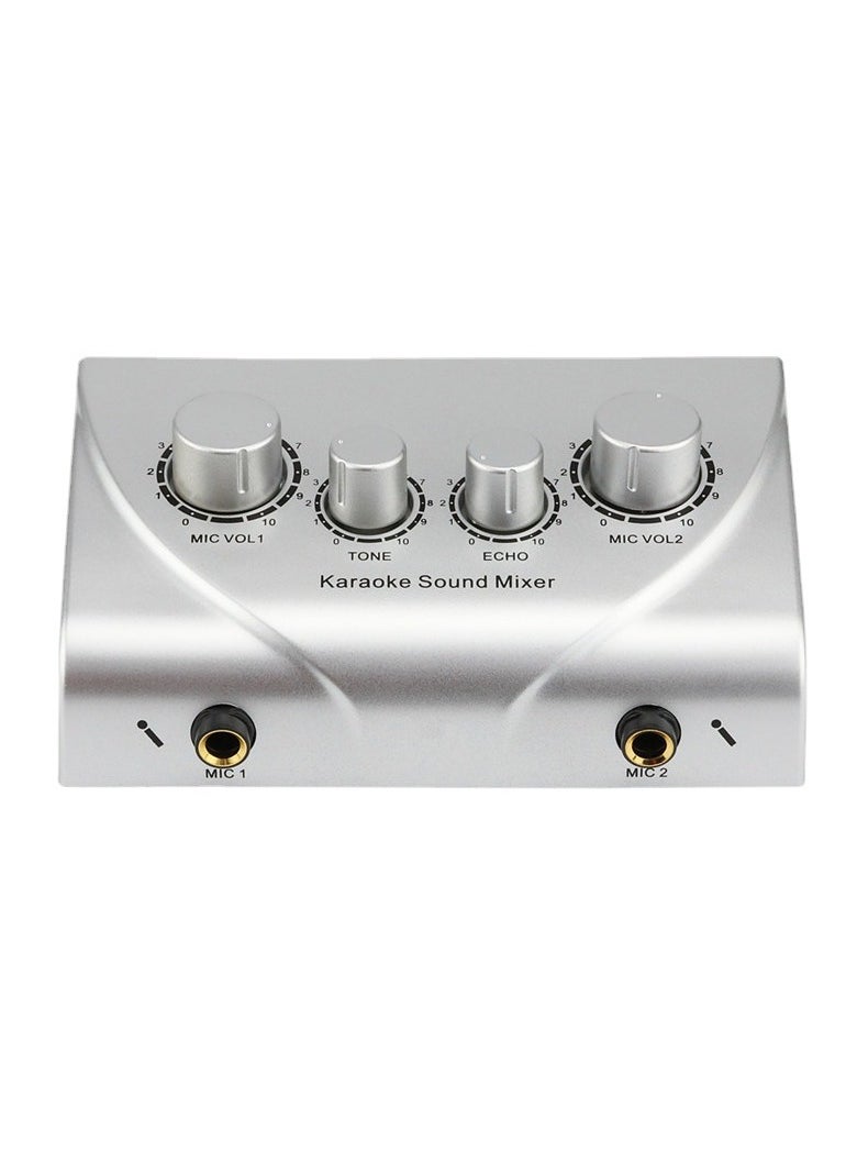 Generic - Karaoke Mixing Console Home Mixing Microphone Amplifier Mixer - Image 1
