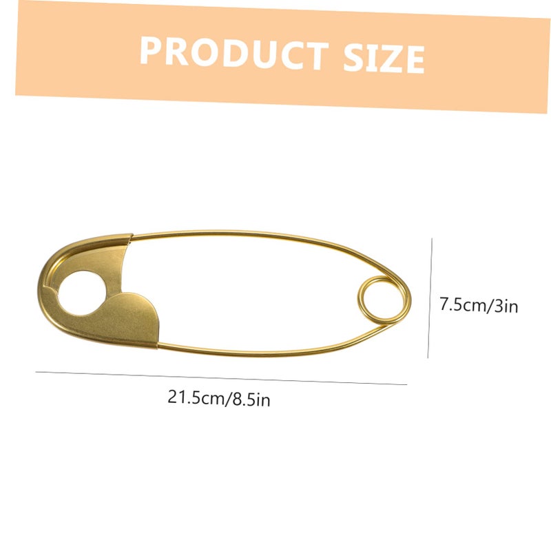 Large Metal Safety Pin Wall Decor Durable Indoor Outdoor Home Art Easy Hang - Image 3