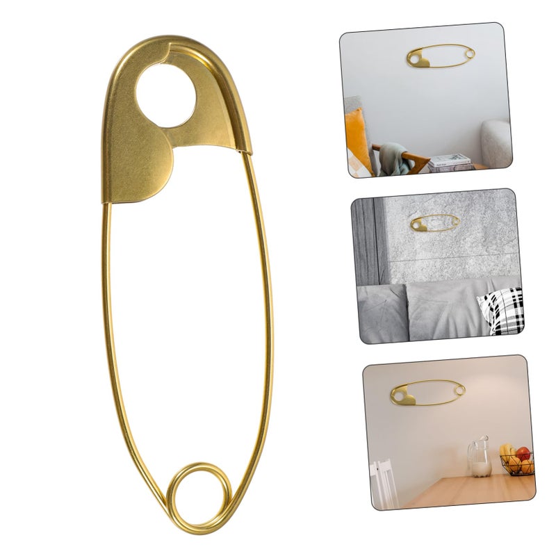 Large Metal Safety Pin Wall Decor Durable Indoor Outdoor Home Art Easy Hang - Image 4