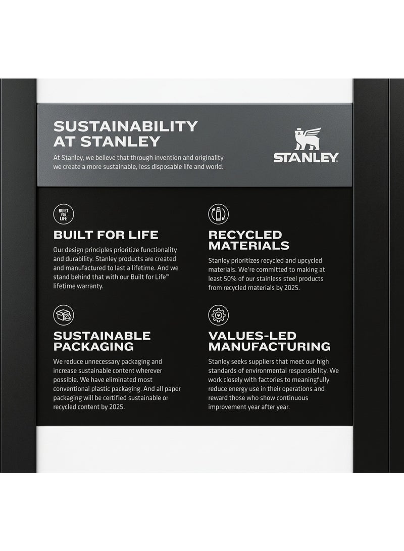 Stanley Stainless Steel Tumbler - Vacuum Insulated Water Bottle for Home, Office or Car Reusable Cup with Straw Leak Resistant Flip Cold for 12 Hours or Iced for 2 Days, 30oz - Image 3