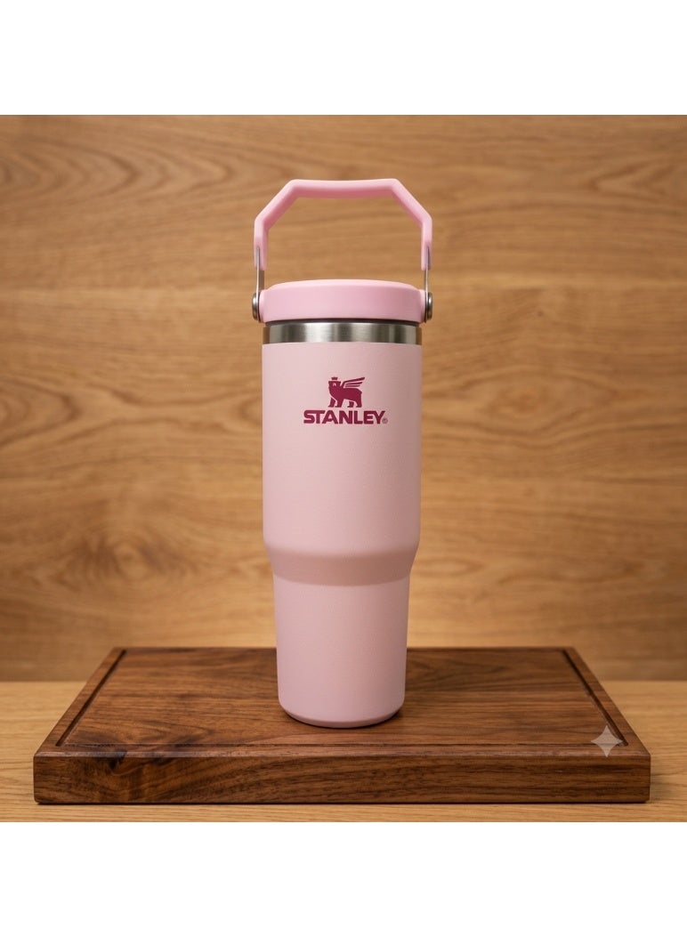 Stanley Stainless Steel Tumbler - Vacuum Insulated Water Bottle for Home, Office or Car Reusable Cup with Straw Leak Resistant Flip Cold for 12 Hours or Iced for 2 Days, 30oz - Image 2