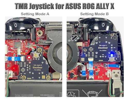 ElecGear TMR Joystick Module Replacement for ROG Ally X, Pro Edition PCB Assembly with MCU Calibration and TMR Hall Control Stick Laptop PC Repair Part - (Pro) - Image 3