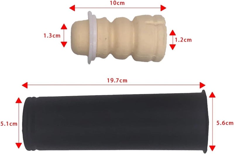 Wivplex Car Rear Shock Absorber Buffer Rubber Boot Set - Image 2