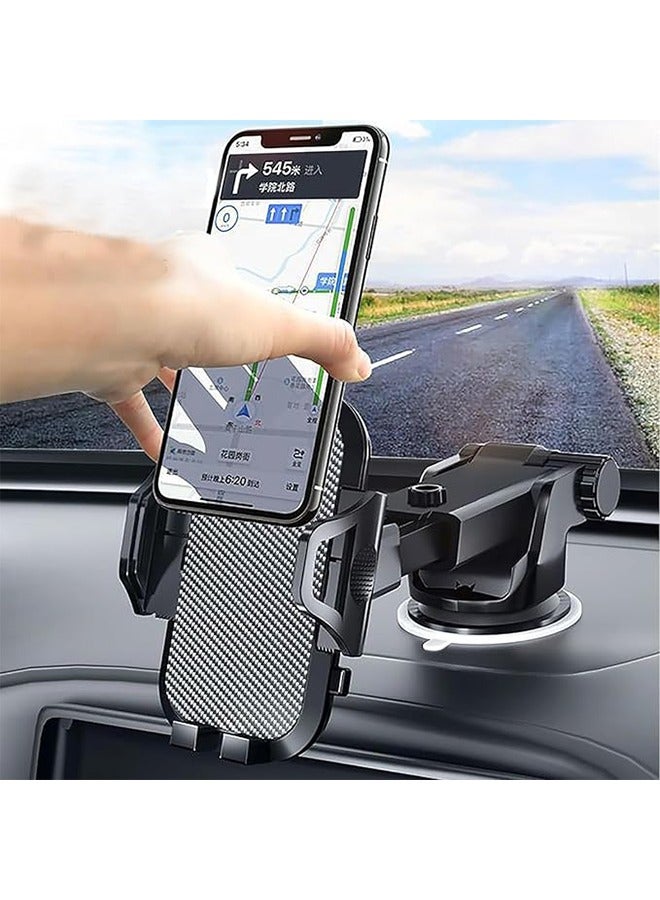 Car Phone Holder 360° Rotation Phone Holders for Your Car Quick Release Adjustable Car Phone Mount Dashboard for iPhone16/iPhone15/iPhone 15 Plus All Smartphone - Image 2