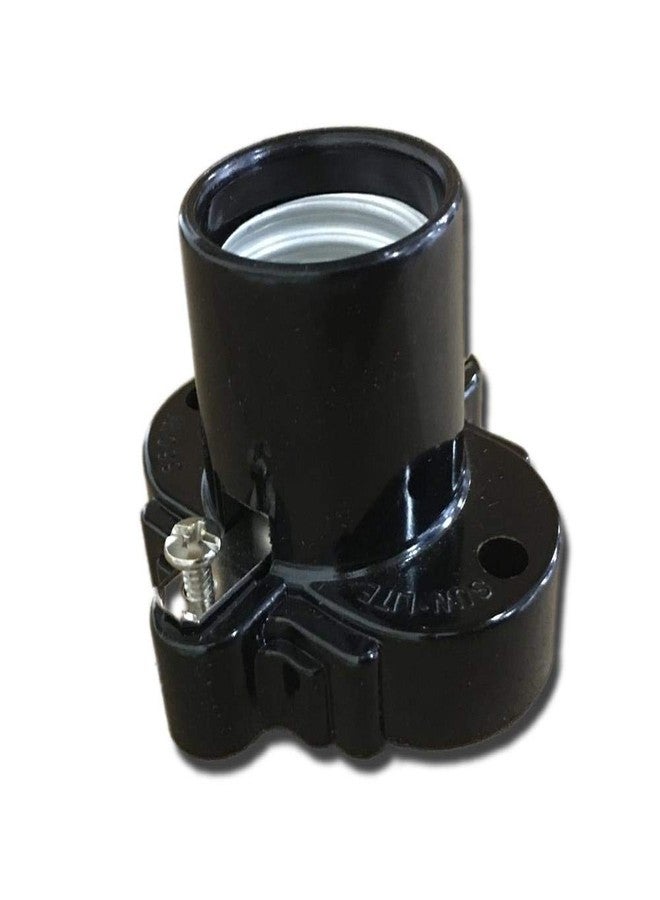 Satco 90-1113 Receptacle Wih Mounting Holes, Color - Image 1