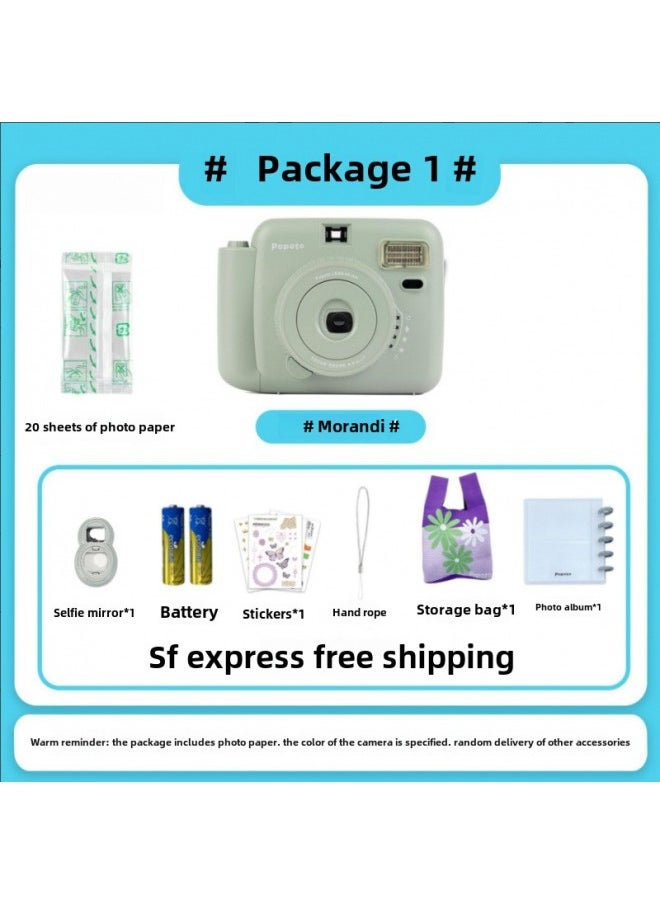 Generic 2024 Smart Camera Product Polarette Automatically Photographs Student Camera Classic Photograph Camera Printable-Body Color:Model (molanqing)-package 1  - Image 1