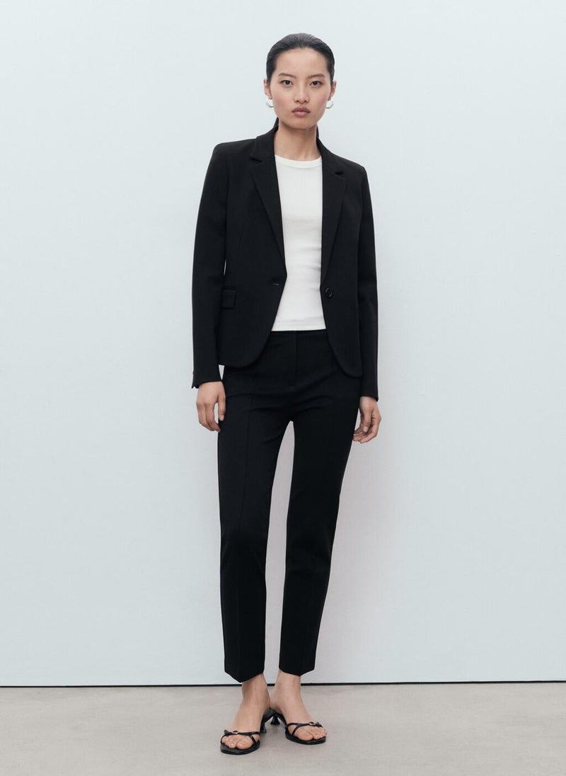 MANGO Fitted suit jacket - Image 5