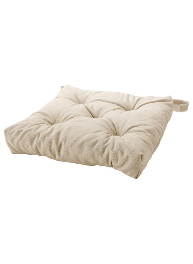 erorex Chair cushion, light beige, 40/35x38x7 cm - Image 1