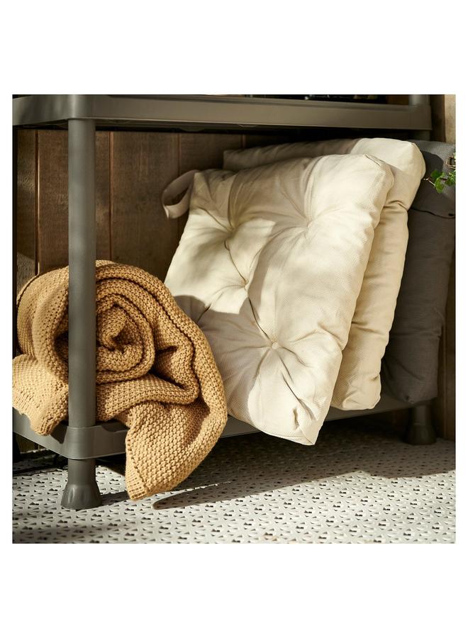 erorex Chair cushion, light beige, 40/35x38x7 cm - Image 5