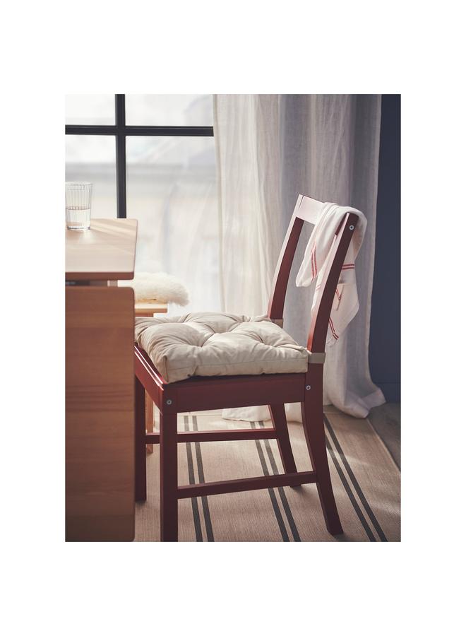 erorex Chair cushion, light beige, 40/35x38x7 cm - Image 2