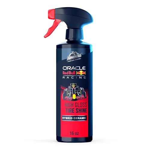 Armor All Podium Series Hybrid Ceramic High Gloss Tire Shine Spray, 16 fl oz, Long-Lasting Car Tire Shine Developed in Collaboration With Oracle Red Bull Racing - Image 1