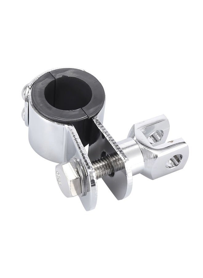 uxcell sourcing map Pair 25mm 32mm Engine Guard Clamp Mount Foot Pegs Pedal for Scooter - Image 4