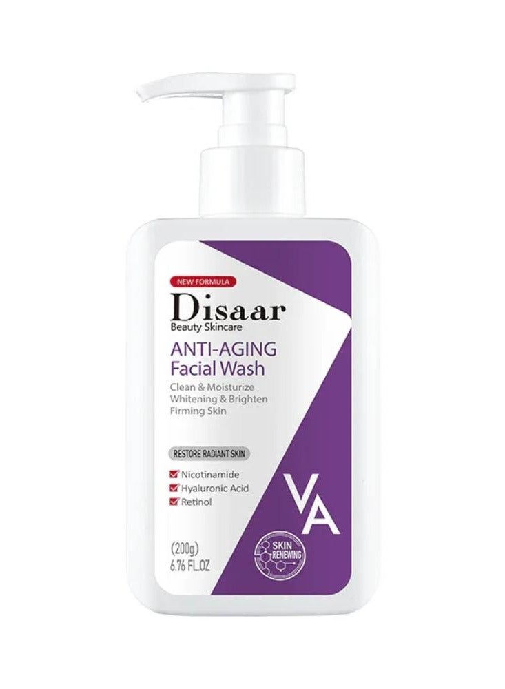 ديسار غسول وجه مضاد للشيخوخة بتأثير التبيض مع الريتينول والنيكوتيناميد 200 جرام