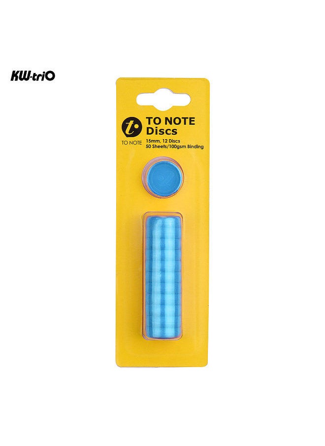 Generic - 12pcs DIY Disc Binding Ring T-type Mushroom Hole Loose Leaf Notebook Notepad Binder Fixing Disc Buckle 10mm/15mm/20mm/25mm for Travel Office Home School Students - Image 1