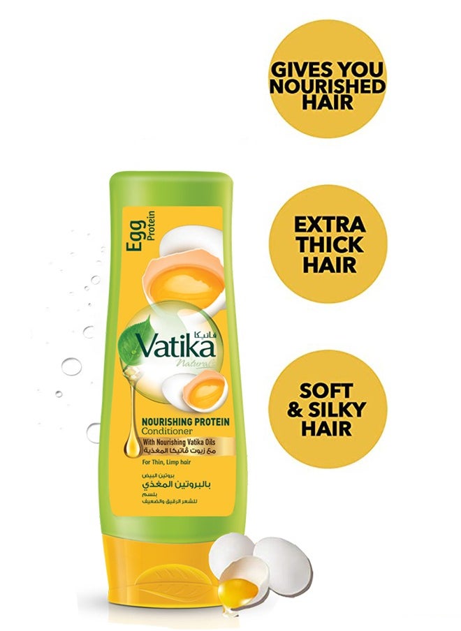 Vatika Naturals - Vatika Naturals Egg Nourishing Protein Conditioner | Daily Moisturizing Conditioner | For Strong, Healthy & Shiny Hair - 200ml - Image 1