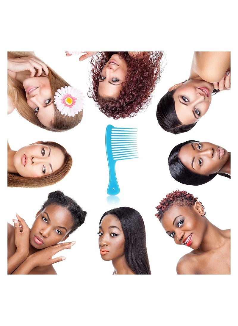 Y&D SYOSI Wide Tooth Comb Jumbo Rake Hair Detangler Salon Shampoo for Long and Curly Detangling Tools Three Color 6 Pieces  - Image 5