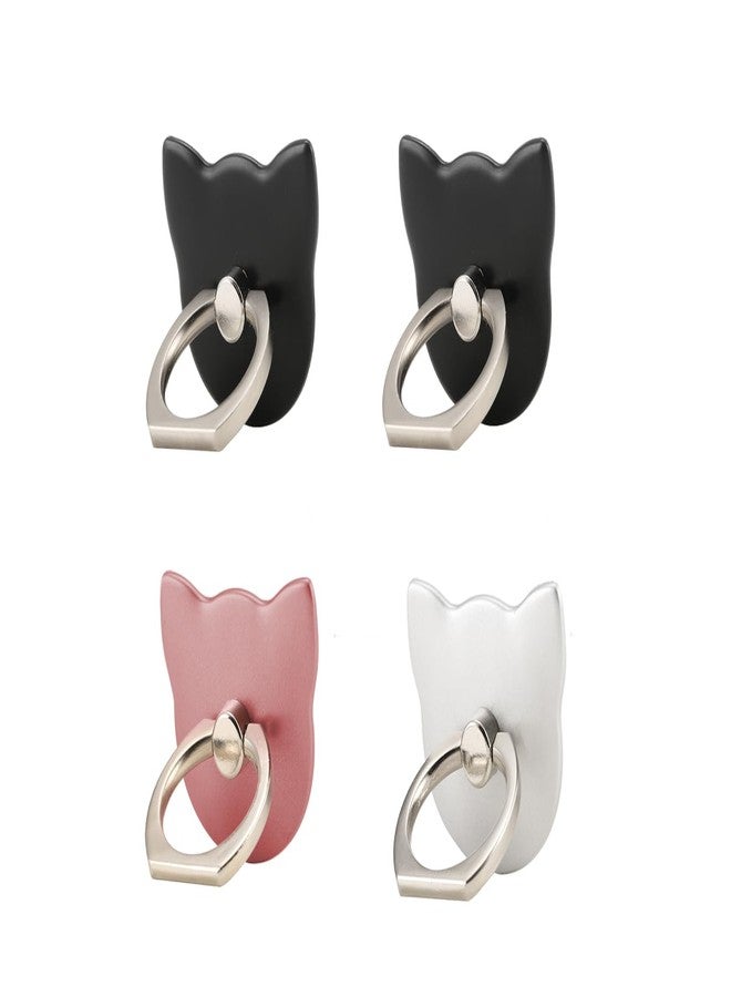 lenoup Cat Cell Phone Holder,360 Rotation Phone Ring Kickstand,Universal Cell Phone Ring Grip for Almost All Phones,Pad - Image 1