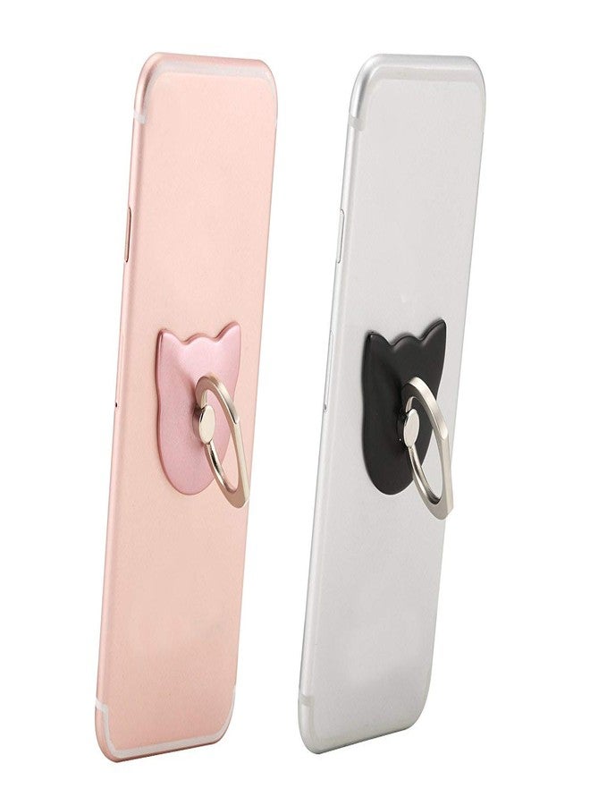 lenoup Cat Cell Phone Holder,360 Rotation Phone Ring Kickstand,Universal Cell Phone Ring Grip for Almost All Phones,Pad - Image 3