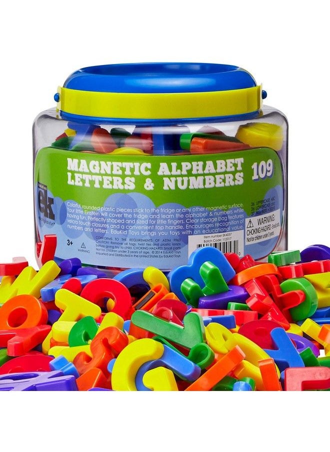 تسوق EduKid Toys وAbc Magnets 109 Magnetic Alphabet Letters & Numbers ...