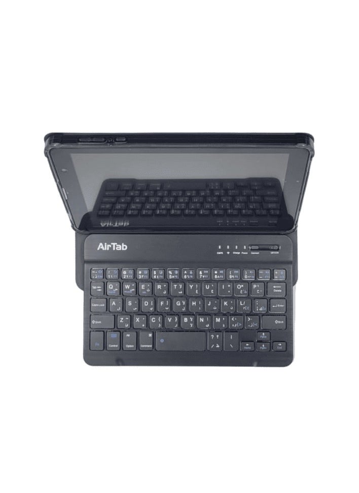 AirTab - AirTab 8 -Inch Smart Tablet A09 Android 13 Tablet With 1TB Storage and 16GB RAM Quad Core Wi-Fi LTE Dual Sim with Keyboard - Black - Image 1