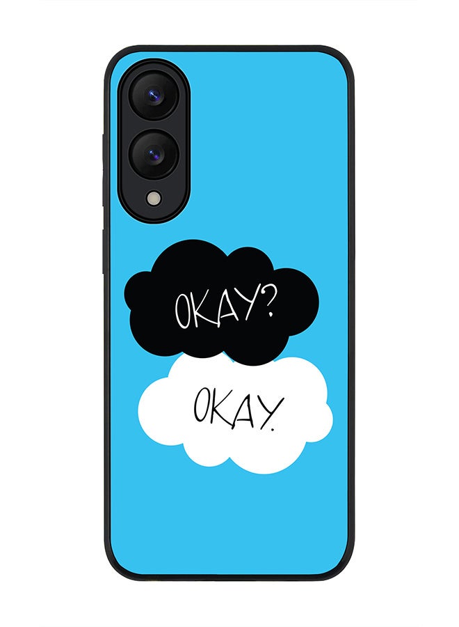 Stylizedd For Samsung Galaxy S25 Edge Case,Slim fit Camera Protection, Shockproof Thin Phone cover  - Okay Okay