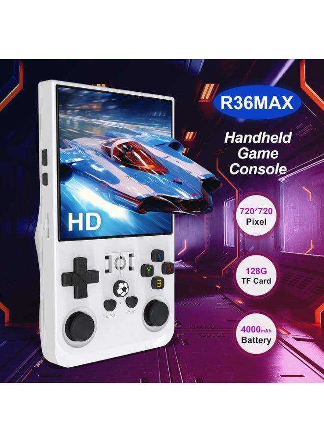 ELTRAZONE R36MAX Handheld Game Console – 4.0 Inch IPS HD Display, Linux Operating System, 128GB TF Card, 4000mAh Rechargeable Battery, Portable Multimedia Gaming Device for Home & Travel - Image 4