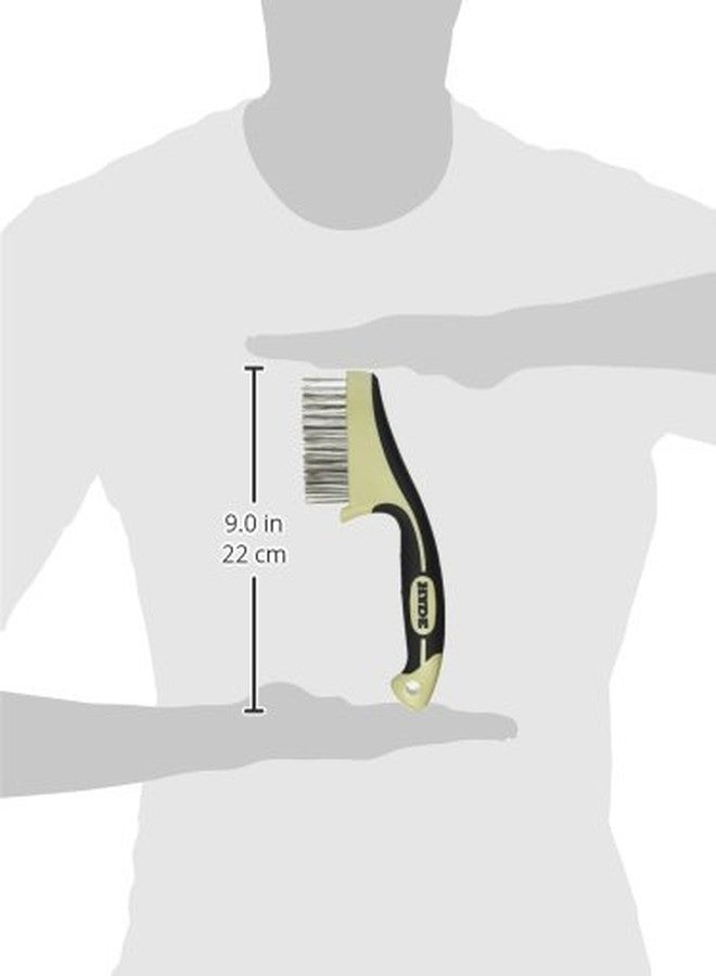 هايد - 46833 هايد 46832 فرشاة تفصيل سلكية من الفولاذ عالي الكربون، 8-3/4 بوصة مع أنف مدبب، ماكس جريب برو - Image 4