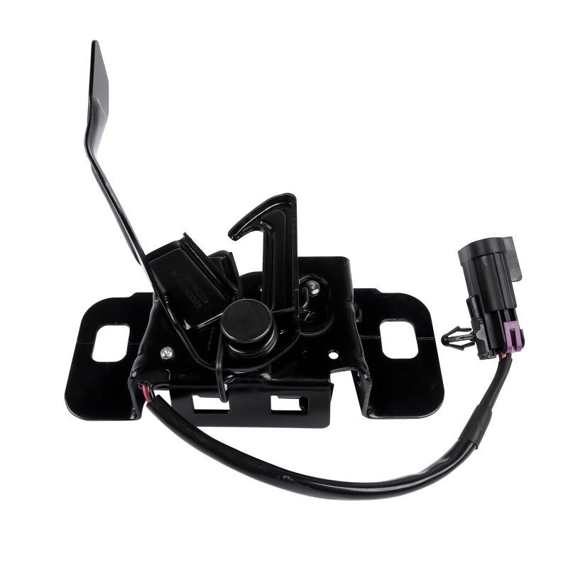Hood Latch Fit for Chevrolet Silverado GMC Sierra 1500 5.3L V8 2014-2019 Front 3-Pins with Remote Start 85574821 GM1234131 17021599 - Image 2
