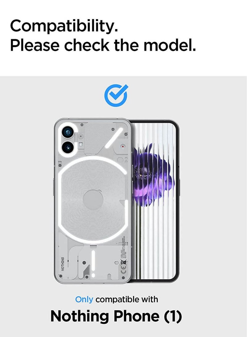 Spigen Glastr Ez Fit Optik Pro for Nothing Phone (1) Camera Lens Screen Protector - Silver [2 PACK] - Image 2