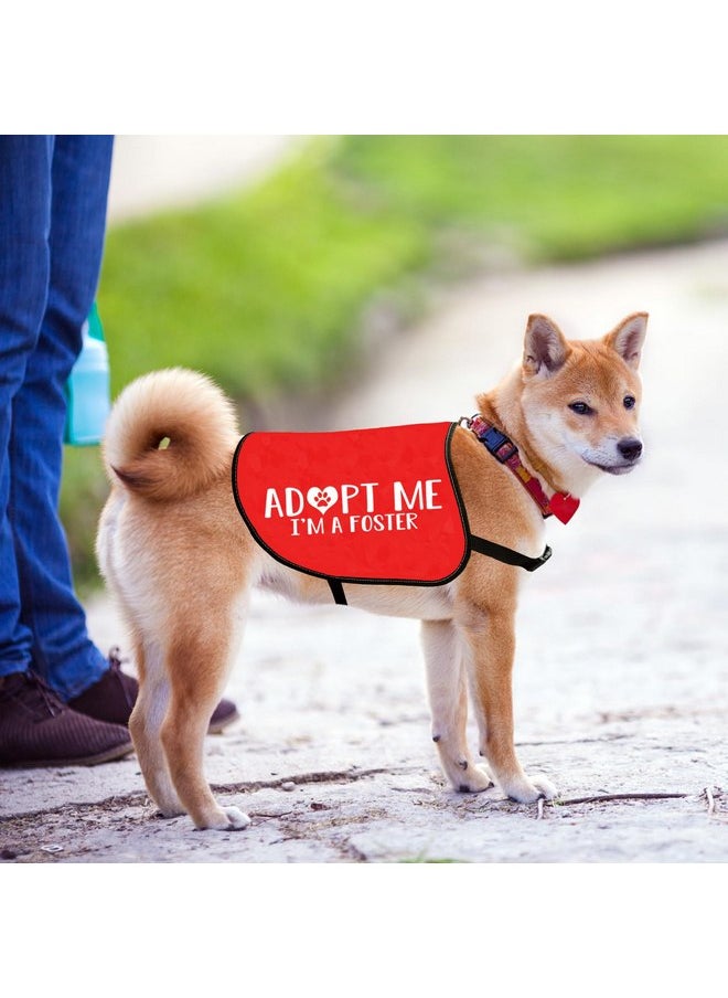 JXGZSO JXGZSO Adopt Me Dog Jacket Vest Adopt Me I’m A Foster Dog Jacket Vest New Puppy Dog (Adopt foster M)  - Image 5