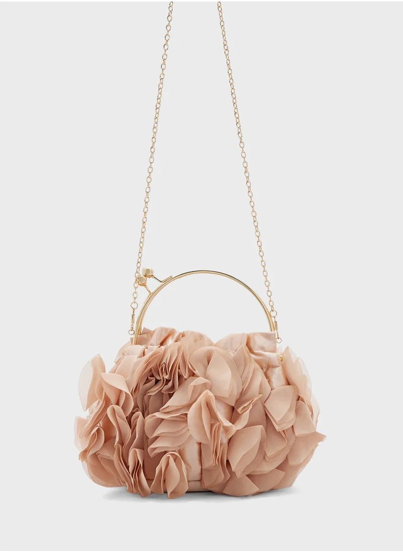 جينجر بوتيك Ruffled Clutch Bag