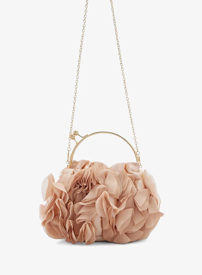 Ginger Boutique Ruffled Clutch Bag