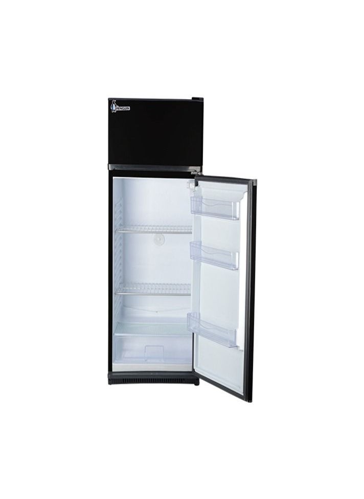 بنجوين FG330 ثلاجة بفريزر علوي SMART - 303 لتر - 11 قدم أسود  - Image 2